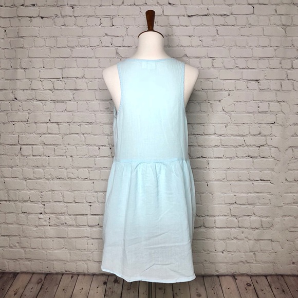 BP. Blue High Low Tank Top - Picture 4 of 6